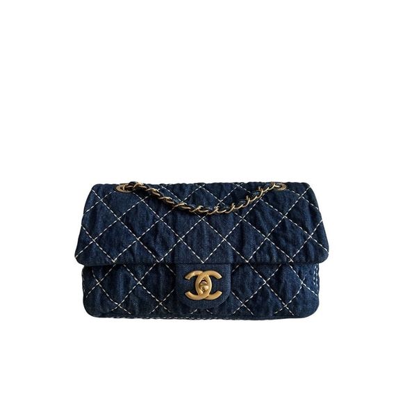 CHANEL Handbags - Chanel Denim Flap Bag